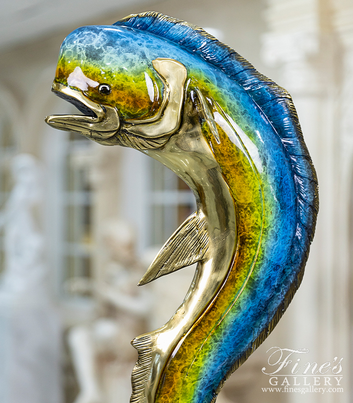 Bronze Statues  - 31 Inch Bronze Mahi Mahi - BS-1654